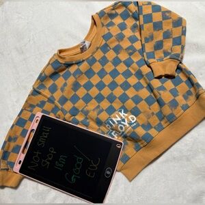 Checkered Sweatshirt Pink Floyd